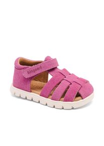 Sandale bisgaard "beka s Weite: normal", M&auml;dchen, Gr. 28, pink, Leder, Schuhe Sandale, Klettschuh mit Lederinnenausstattung, Gr&ouml;&szlig;enschablone zum Download