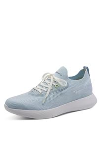 Slip-On Sneaker Tamaris, Damen, Gr. 42, hellblau, Lederimitat, Textil, unifarben, Schuhe Slip-On Sneaker, Freizeitschuh, Slipper, Halbschuh in veganer Verarbeitung