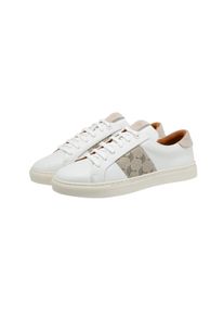 JOOP! Sneaker JOOP "mazzolino lista 1.0 coralie sneaker yd6", Herren, Gr. 43, beige, Rindsleder, Basic, Schuhe Sneaker