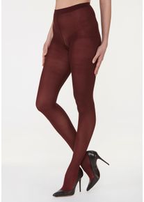 Feinstrumpfhose Vivance, Damen, Gr. 40-42, rot (1x rot), Obermaterial: 90% Polyamid, 10% Elasthan, unifarben, elastisch, Strumpfhosen Feinstrumpfhose, in sch&ouml;nen Farben erh&auml;ltlich