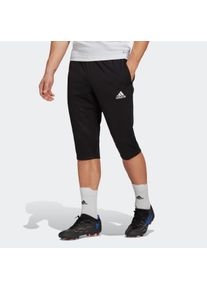 Trainingshose adidas Performance "ENT22 3/4 PNT", Herren, Gr. M, N-Gr, schwarz (schwarz, normal, gr.), Obermaterial: 100% Polyester, bestickt, 3/4-L&auml;nge, Hosen Trainingshose