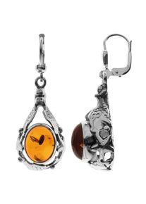 Paar Ohrh&auml;nger OSTSEE-SCHMUCK "- Fischland - Silber 925/000 - Bernstein" Gr. 38, silber (silber 925, silberfarben, wei&szlig;), Ohrringe, Damen, Silber 925 (Sterlingsilber), Paar Ohrh&auml;nger