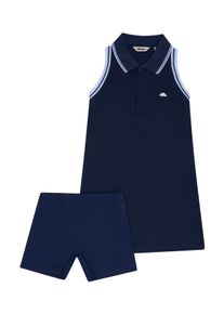 Polokleid Ellesse "OTRAN TENNIS DRESS", Damen, Gr. 44, N-Gr, navy, Obermaterial: 50% Baumwolle, 48% Polyester, 2% Elasthan, Kleider Polokleid, f&uuml;r sportliche Aktivit&auml;ten, bequemer Stil, f&uuml;r aktive Bewegungen