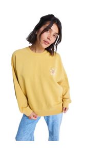 Sweatshirt Roxy "Lineup", Damen, Gr. L, ochre, Obermaterial: 55% Walkfrottier, 25% Walkfrottier, 20% Microfaser;, Sweatshirts Sweatshirt