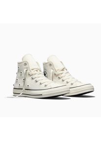 Sneaker Converse "CHUCK TAYLOR ALL STAR BEADS", Damen, Gr. 42,5, egret, schwarz, egret, Textil, Schuhe Sneaker