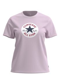 T-Shirt Converse "CHUCK PATCH TEE", Damen, Gr. S, new found bloom, Obermaterial: 100% Baumwolle, Shirts T-Shirt, f&uuml;r Erwachsene, sportlicher Stil, Kurzarm, f&uuml;r Sport und Freizeit