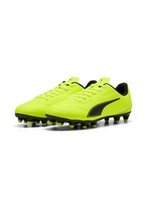 Fu&szlig;ballschuh Puma "VITORIA II FG/AG JR", Kinder, Gr. 37, gelb alert, Puma schwarz, Synthetik, Schuhe Fu&szlig;ballschuh, f&uuml;r Rasen- und Kunstrasenpl&auml;tze, aus Synthetik, f&uuml;r Jugendliche