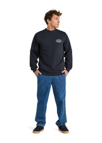 Sweatshirt Billabong "Foundation", Herren, Gr. S, schwarz, Obermaterial: 55% Walkfrottier, 25% Walkfrottier, 20% Microfaser;, Sweatshirts Sweatshirt