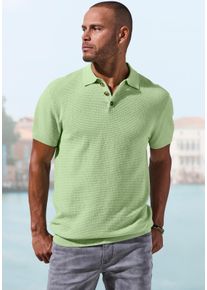 Poloshirt John Devin "- Strick Poloshirt, Regular fit", Herren, Gr. XL, hellgr&uuml;n, Strick, Obermaterial: 100% Baumwolle, regular fit normal, Rundhals, Rippstrickb&uuml;ndchen, Shirts Poloshirt, mit Polokragen und kleiner Knopfleiste