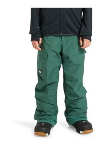 Snowboardhose Quiksilver "Utility", Jungen, Gr. 16, gr&uuml;n, Obermaterial: 100% Microfaser;, Hosen Snowboardhose