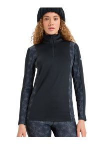 Fleecepullover Roxy "Daybreak Brushed", Damen, Gr. XL, schwarz snowflakes, Obermaterial: 92% Microfaser, 8% Elasthan;, Sweatshirts Fleecepullover