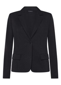 Kurzblazer Betty Barclay "Kurzblazer langarm", Damen, Gr. 38, schwarz, Obermaterial: 79% Polyester PES. 18% Viskose CV. 3% Elasthan EL., Blazer Kurzblazer