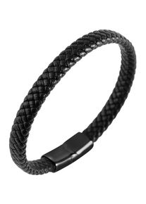 Adelia&acute;s Armband ADELIA&acute;S "Damen Armband &iquest; Textilarmband aus Leder 20 cm" Gr. 20, silber, Armb&auml;nder, Damen, Blacklist, Armband