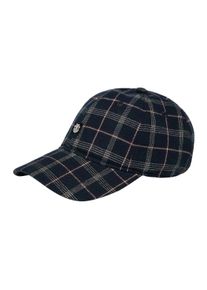 Fitted Cap Element "Icon Dad Check", Herren, blau (tartan blau), Obermaterial: 60% Walkfrottier, 40% Walkfrottier;, Caps Fitted Cap