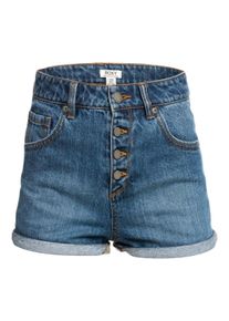 Shorts Roxy "Authentic Summer High", Damen, Gr. 31(XXL), blau (vintage medium blau), Obermaterial:100% Walkfrottier;, Hosen Shorts