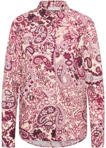 Hemdbluse Eterna "REGULAR FIT", Damen, Gr. 42, pink, 100% Viskose, Blusen Hemdbluse