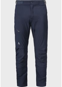 Sch&ouml;ffel Outdoorhose SCH&Ouml;FFEL "Hybrid Pants Tree Run M", Herren, Gr. 54, Normalgr&ouml;&szlig;en, blau (8820, blau), Oberstoff Rumpf oben: Aussenseite: 88% Polyester, Aussenseite: 12% Elasthan, Innenseite: 100% Polyester; (Membran: Polyurethan); Oberstoff: 68% Nylon, 21% Polyester, 11% Elasthan, Hosen Outdoorhose