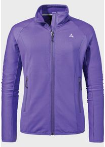 Sch&ouml;ffel Fleecejacke SCH&Ouml;FFEL "Fleece Jk Style Cascata WMS", Damen, Gr. 44, lila (3805, lila), Oberstoff: 94% Polyester, 6% Elasthan, regular fit, hoch geschlossener Ausschnitt, Jacken Fleecejacke