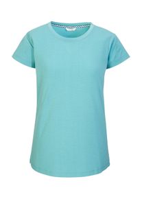 T-Shirt Killtec "KOS 23 WMN TSHRT", Damen, Gr. 38, blau (aquablau), Obermaterial: 62% Polyester, 32% Viskose, 6% Elasthan, Shirts T-Shirt, Leichtes, schnelltrocknendes Damen Funktionsshirt mit Stretch.
