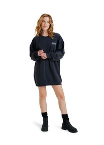 Sweatkleid Roxy "Saturday Night Vibes", Damen, Gr. S, US-Gr&ouml;&szlig;en, anthrazit, Obermaterial: 55% Walkfrottier, 25% Walkfrottier, 20% Microfaser;, Kleider Sweatkleid