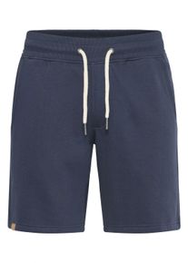 !Solid Sweatshorts SOLID "Sweatshorts SDARONA", Herren, Gr. S, N-Gr, blau (marineblaus), Obermaterial: 65% Polyester PES. 35% Baumwolle CO., Hosen Sweatshorts