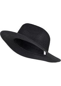 Sonnenhut styleBREAKER "Panama Strohhut - Knautschhut", Herren, schwarz, Obermaterial: 100% Papierstroh PAS., Modisch, H&uuml;te Sonnenhut