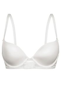 Sassa Mode Push-up-BH SASSA "Push Up BH DOTTED MESH", Damen, Gr. 85, Cup B, beige (elfenbein), Obermaterial: 83% Polyamid PA. 17% Elasthan EL., BHs Push-up-BH