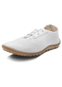 Barfu&szlig;schuh Leguano "Advice", Damen, Gr. 48, wei&szlig;, Textil, Schuhe Barfu&szlig;schuh, Schn&uuml;rschuh, Freizeitschuh, mit Weltneuheit Hybridsohle, f&uuml;r Sie&Ihn