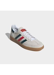 Sneaker adidas Performance "HANDBALL SPEZIAL", Herren, Gr. 42,5, cloud wei&szlig;, aurora ivy, better scarlet, Leder, Schuhe Sneaker, Jamaika Bob Marley