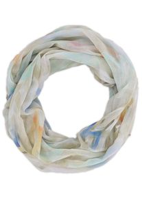 Loop styleBREAKER "Loop mit Brushstroke Herz Muster", Damen, beige (beige, mint), Obermaterial: 100% Viskose CV., Modisch, Modet&uuml;cher Loop