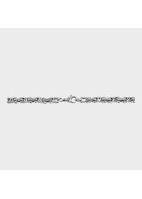 Adelia&acute;s K&ouml;nigskette ADELIA&acute;S "Unisex Halskette &iquest; K&ouml;nigskette aus Edelstahl 60 cm" Gr. 60, silber, Halsketten, Damen, Edelstahl, K&ouml;nigskette