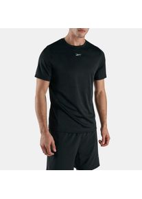 Laufshirt Reebok "ID RUN T-SHIRT", Damen, Gr. M, schwarz, Obermaterial: 100% Polyester, Shirts Laufshirt, f&uuml;r Lauftraining, sportlicher Stil, f&uuml;r Erwachsene