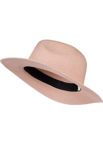 Sonnenhut styleBREAKER "Panama Strohhut - Knautschhut", Herren, rosa (rose), Obermaterial: 100% Papierstroh PAS., Modisch, H&uuml;te Sonnenhut