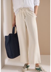 Stoffhose Cecil "Style Neele", Herren, Gr. XXL (46), L&auml;nge 30, macadamia beige, Web, Obermaterial: 55% Leinen, 45% Viskose. Futter: 100% Baumwolle, unifarben, loose fit lang, Hosen Stoffhose, mit Gummizug und aus Leinen-Viskose-Mix