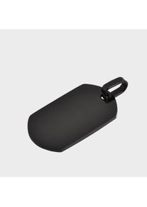 Adelia&acute;s Kettenanh&auml;nger ADELIA&acute;S "Unisex Anh&auml;nger &iquest; Gravuranh&auml;nger aus Edelstahl", schwarz, Schmuckanh&auml;nger, Damen, Edelstahl, Kettenanh&auml;nger