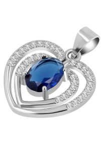 Adelia&acute;s Herzanh&auml;nger ADELIA&acute;S "Damen Anh&auml;nger &iquest; Herz Herzanh&auml;nger aus 925 Silber mit Zirkonia", silber, Schmuckanh&auml;nger, Damen, Herzanh&auml;nger