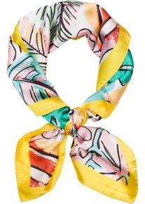 Modetuch styleBREAKER "Halstuch Palmen Muster Popart Style", Damen, gelb, Obermaterial: 100% Viskose CV., Modisch, Modet&uuml;cher Modetuch