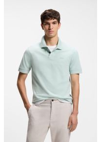 Poloshirt BOSS Orange "Prime", Herren, Gr. XL, 446_turquoise, aqua, Jersey, Obermaterial: 100% Baumwolle, unifarben, regular fit h&uuml;ftlang, hoch geschlossener Ausschnitt, eng elastischer Bund, Shirts Poloshirt, mit Polokragen