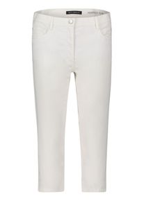Stoffhose Betty Barclay "Sommerhose Slim Fit", Damen, Gr. 46, EURO, wei&szlig; (rohwei&szlig;), Obermaterial: 97% Baumwolle CO. 3% Elasthan EL., Hosen Stoffhose