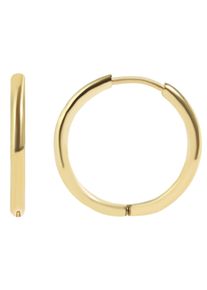 Adelia&acute;s Paar Creolen ADELIA&acute;S "Damen Ohrringe &iquest; Klappcreole aus Edelstahl", gold, Ohrringe, Damen, Edelstahl, Paar Creolen