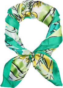 Modetuch styleBREAKER "Halstuch Palmen Muster Popart Style", Damen, gr&uuml;n, Obermaterial: 100% Viskose CV., Modisch, Modet&uuml;cher Modetuch
