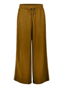 Palazzohose Cartoon "Palazzo-Hose mit Tunnelzug", Damen, Gr. 46, EURO, lila (breen), Obermaterial: 100% Lyocell CLY., Hosen Palazzohose