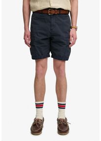 Cargoshorts Superdry "RIPSTOP LIGHT CARGO SHORT", Damen, Gr. 38, N-Gr, eclipse navy, Web, Obermaterial: 100% Baumwolle, unifarben, relaxed fit knielang, Hosen Cargoshorts