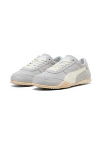 Sneaker Puma "BELLA UT CLASSIC", Damen, Gr. 42,5, silber mist, alpine snow, Leder, mehrfarbig, Schuhe Sneaker, aus Leder, mit Synthetik-Innenmaterial, mit Schn&uuml;rverschluss