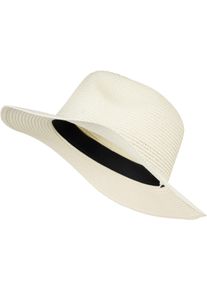 Sonnenhut styleBREAKER "Panama Strohhut - Knautschhut", Herren, wei&szlig; (creme), Obermaterial: 100% Papierstroh PAS., Modisch, H&uuml;te Sonnenhut