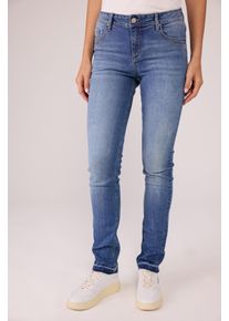 LIEBLINGSST&Uuml;CK Skinny-fit-Jeans LIEBLINGSST&Uuml;CK "MammaMiaEP", Damen, Gr. 48, S-Gr, ink, Denim/Jeans, Obermaterial: 91% Baumwolle, 5% Polyester, 4% Elasthan, unifarben, skinny fit lang, Jeans Skinny-fit-Jeans