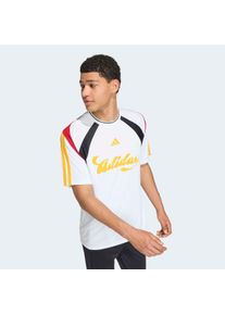 T-Shirt adidas Sportswear "HOUSE OF TIRO NATIONS PACK TRIKOT", Damen, Gr. XL, wei&szlig;, schwarz, team power rot 2, collegiate gold, Obermaterial: 100% Polyester, normal, Rundhals, Shirts T-Shirt