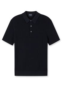 Poloshirt OLYMP, Herren, Gr. XL, marine, Strick, Obermaterial: 89% Baumwolle, 11% Polyamid, regular fit normal, Rippb&uuml;ndchen, Shirts Poloshirt