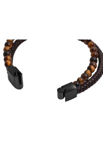 Adelia&acute;s Armband ADELIA&acute;S "Unisex Armband aus Leder mit Perle 23 cm" Gr. 23, braun, Armb&auml;nder, Damen, Blacklist, Armband