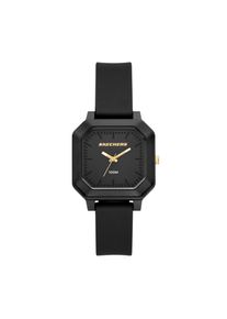Quarzuhr Skechers "Rosencrans Square", schwarz, goldfarben, Armbanduhren, Damen, Quarzuhr, Armbanduhr, Damenuhr, Herrenuhr, Silikonarmband, analog